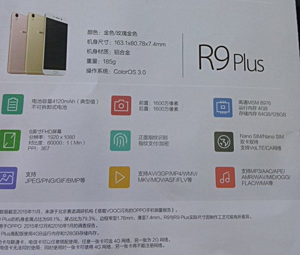 r9 plus