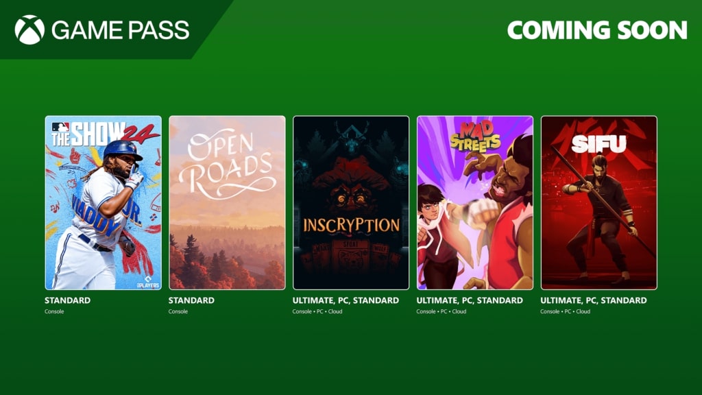 Xbox Game Pass Ekim 2024 Oyunları